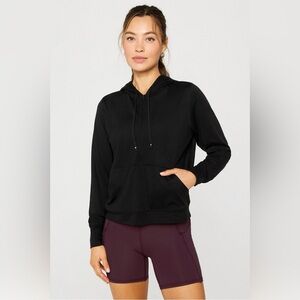 FABLETICS Women's Black full zip Cloud jersey knit Hoodie Jacket size L
